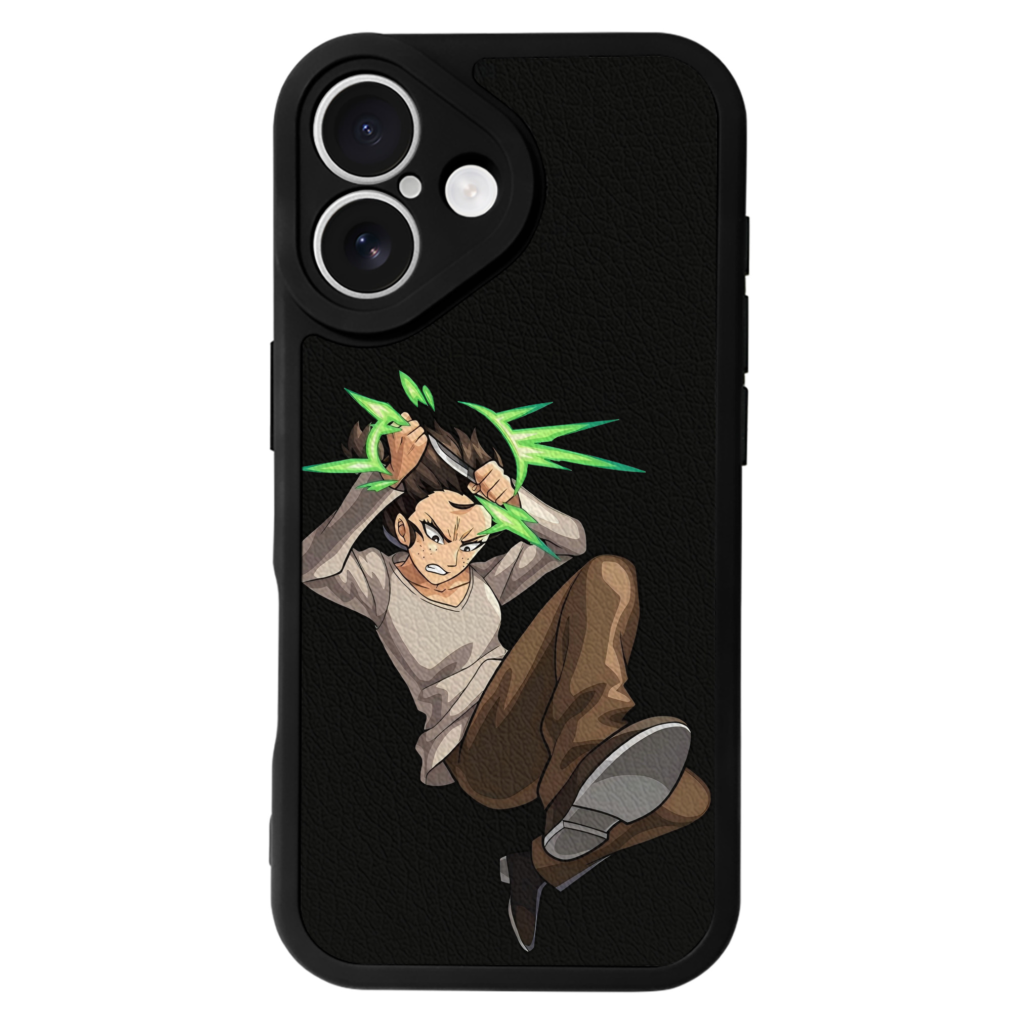 （画像用） 進撃の巨人 Attack on Titan 【iPhone 16シリーズ対応】シリコンスマホケース（レザー調） 材質：シリコン